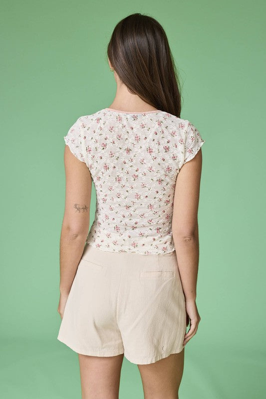 Pink Floral top