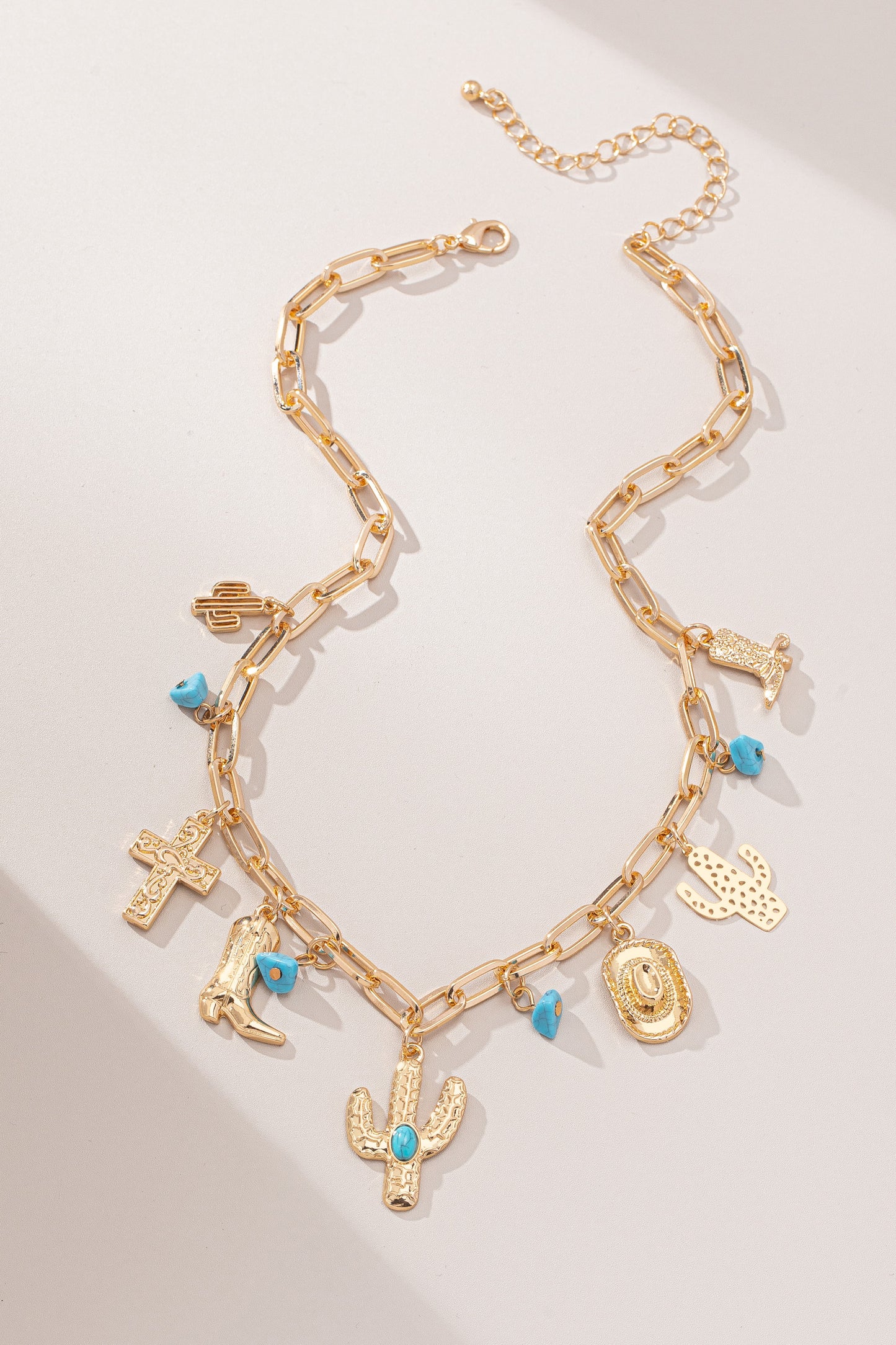 Turquoise Charm Necklace
