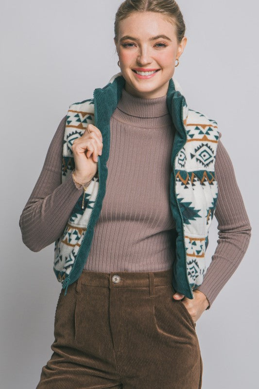 Reversible Western Vest