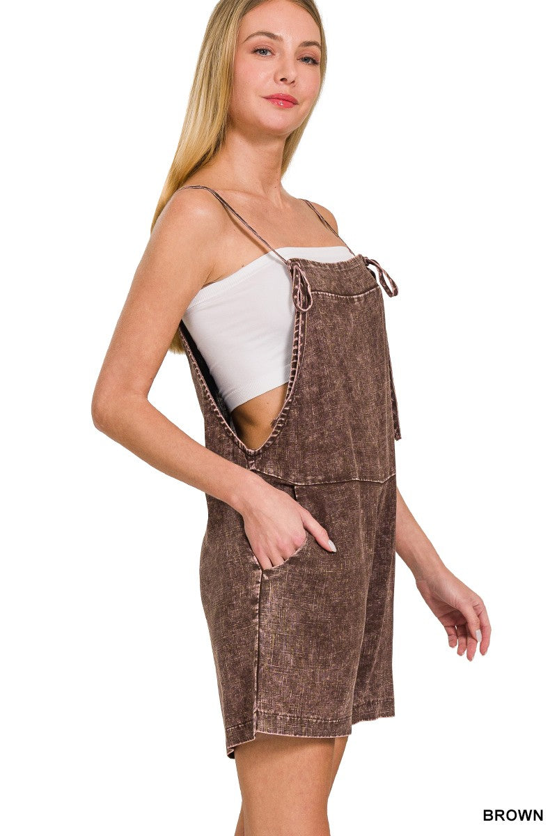 Knot Linen Romper