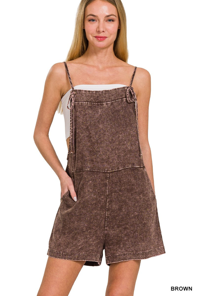 Knot Linen Romper