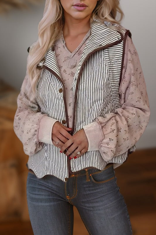 Snap Closure Vest