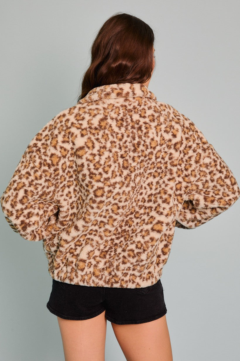 Leopard Soft 1/4 Zip