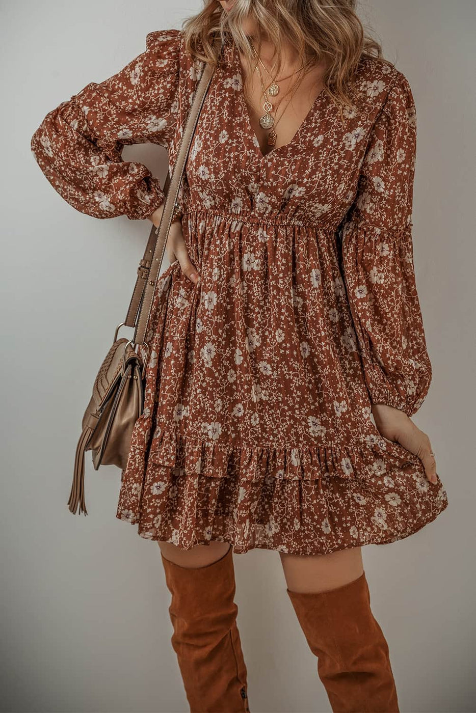 Floral Fall Dress