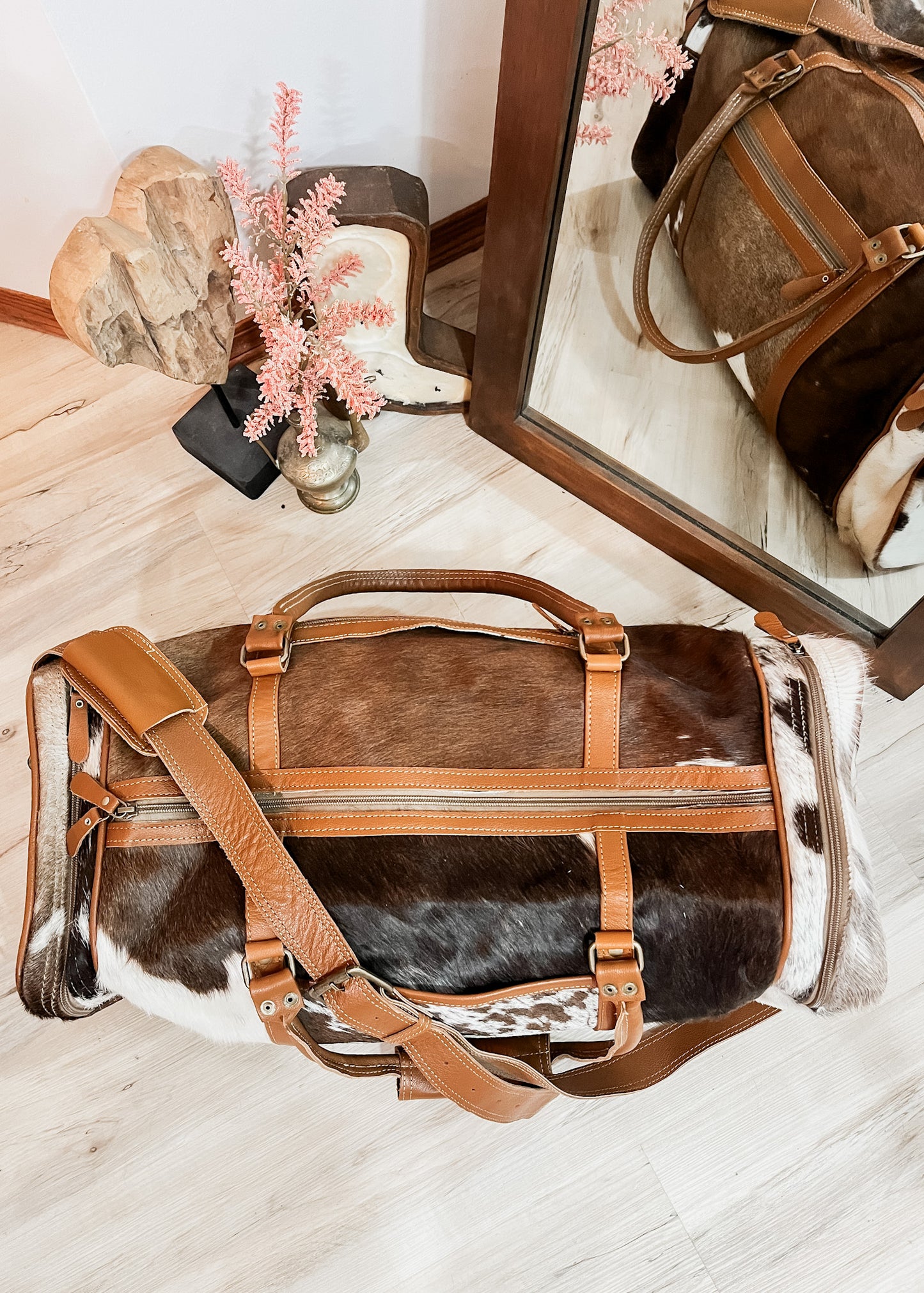 Cowhide Medium Duffle Bag