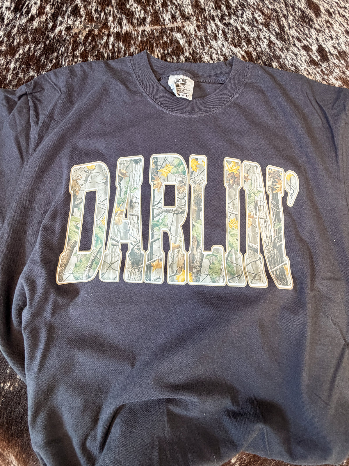 DARLIN' Graphic Tee Dark Grey