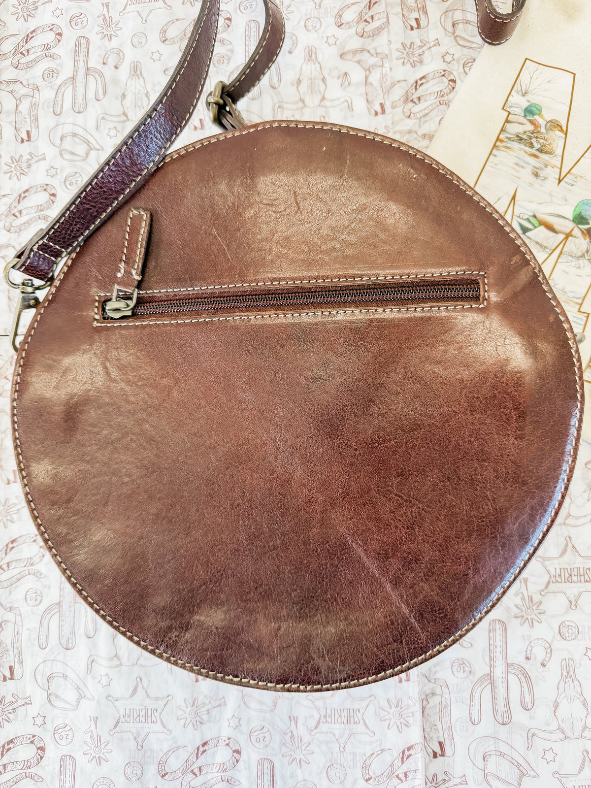 Cowhide Purse L