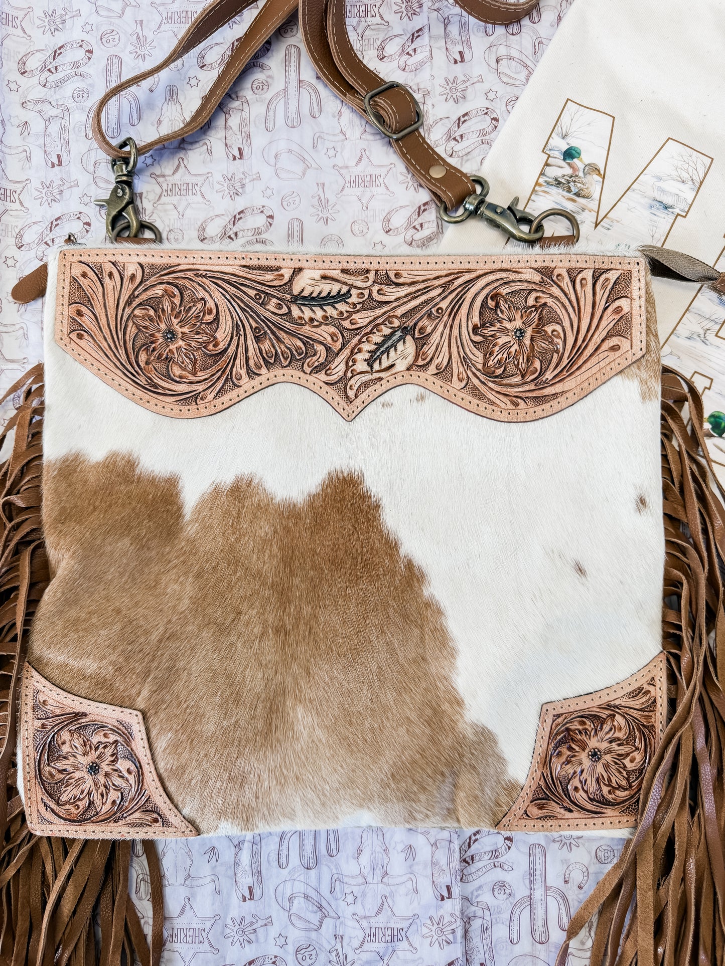 Cowhide Purse 78