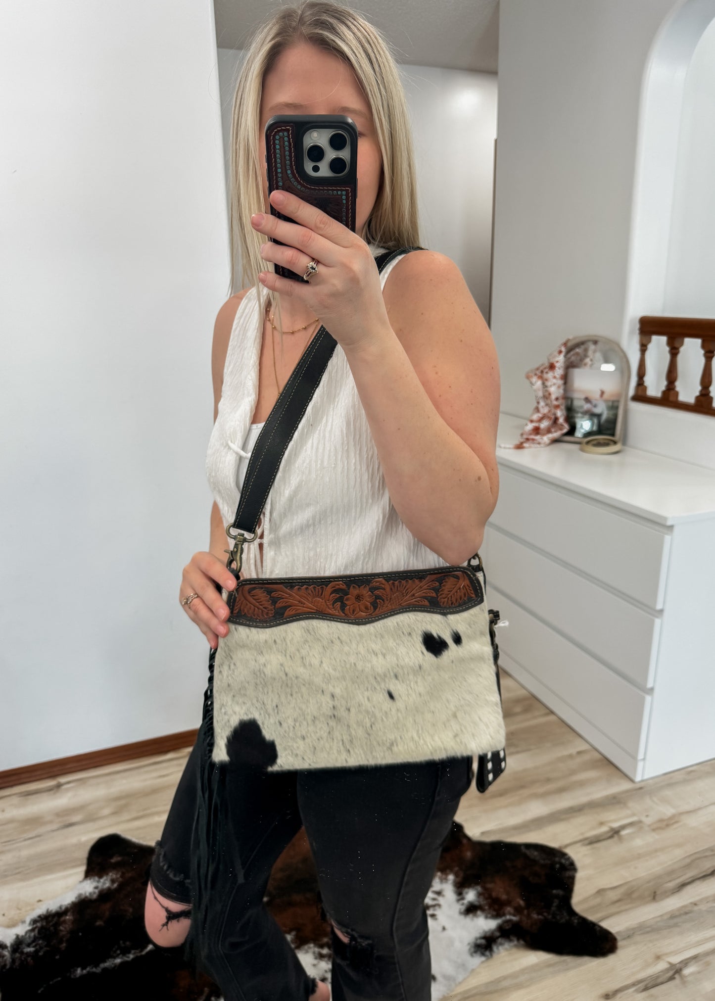 Cowhide Purse 1
