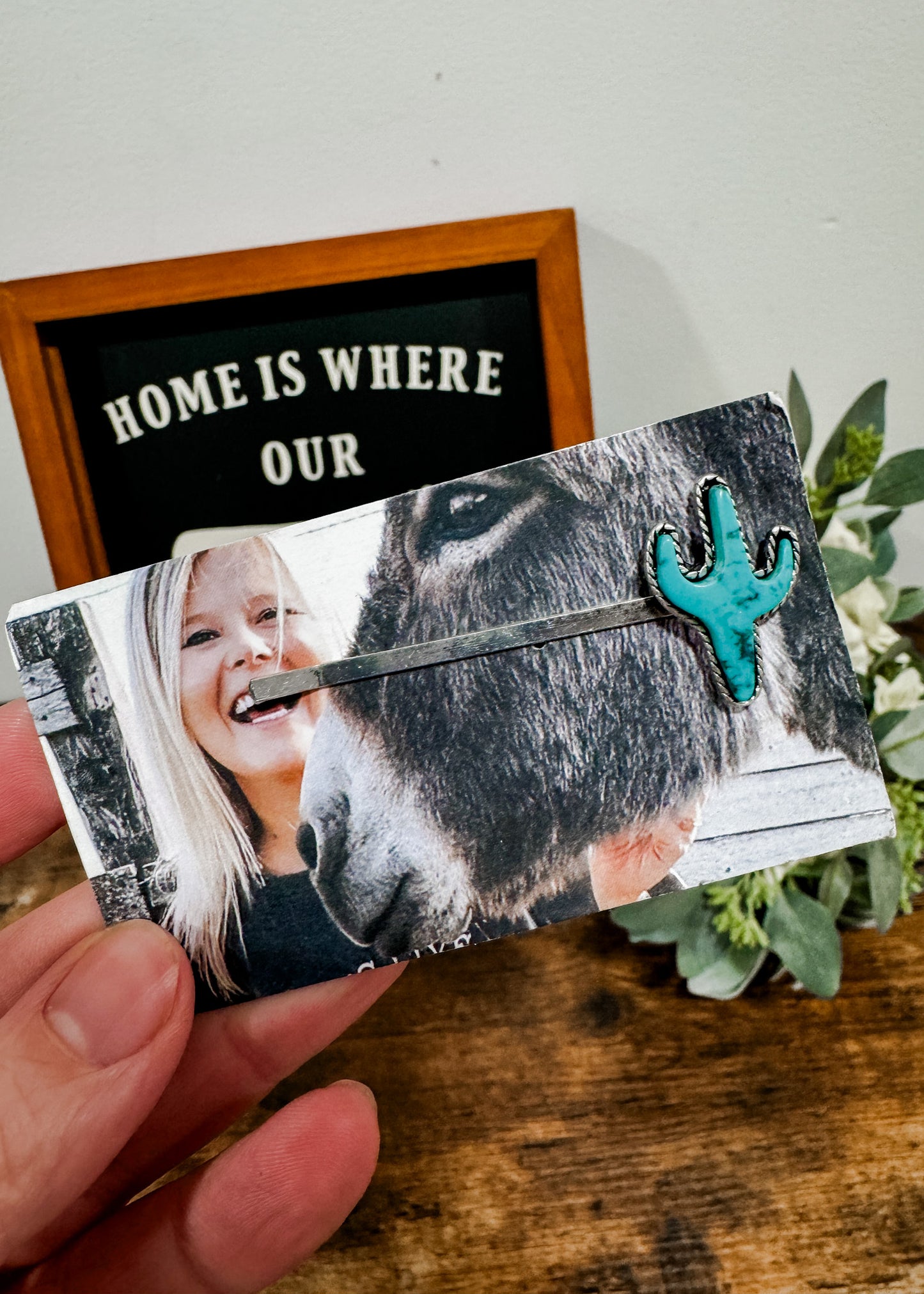 Cactus Bobby Pin