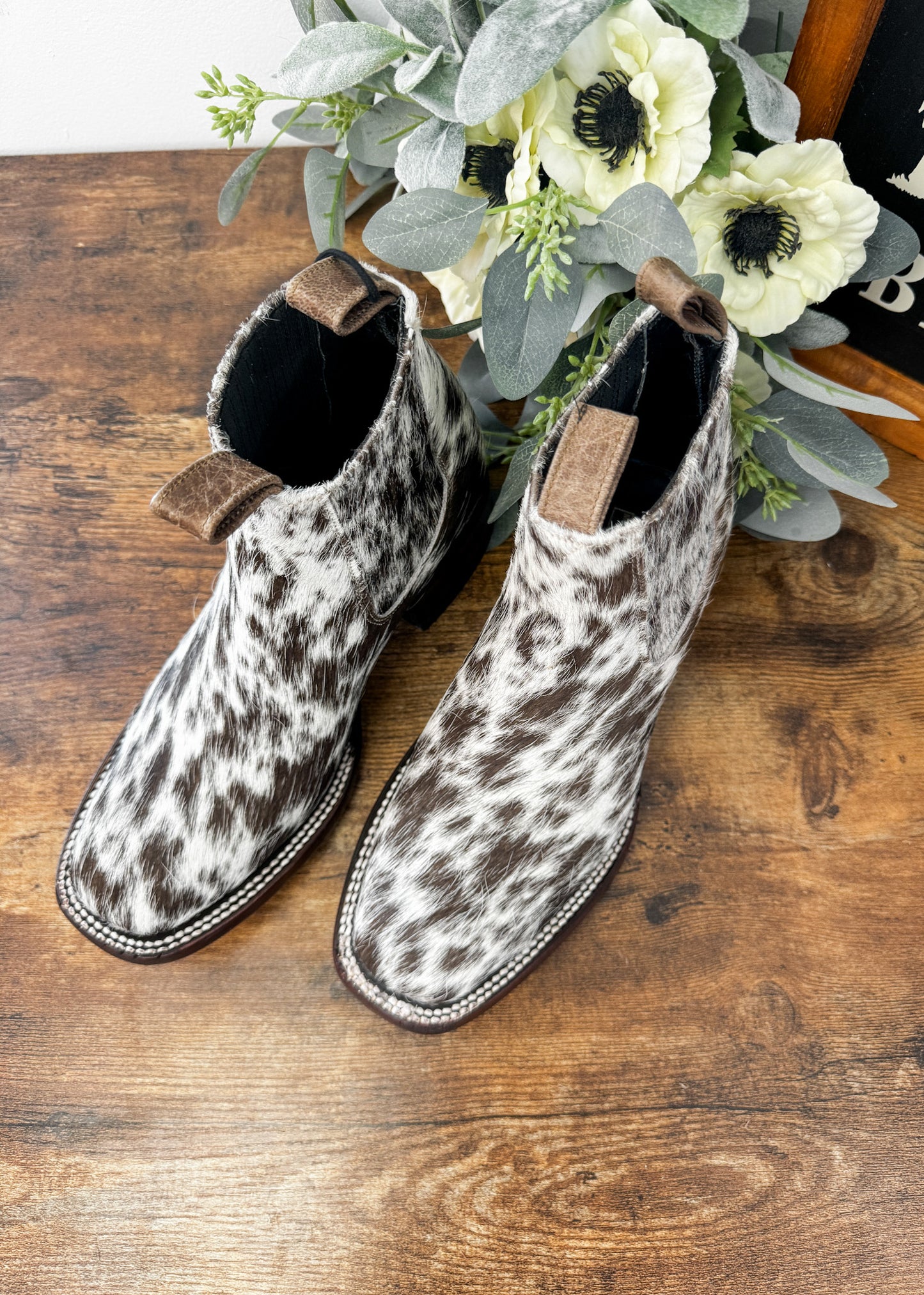 Square Toe Ankle Boot Size 6.5 C