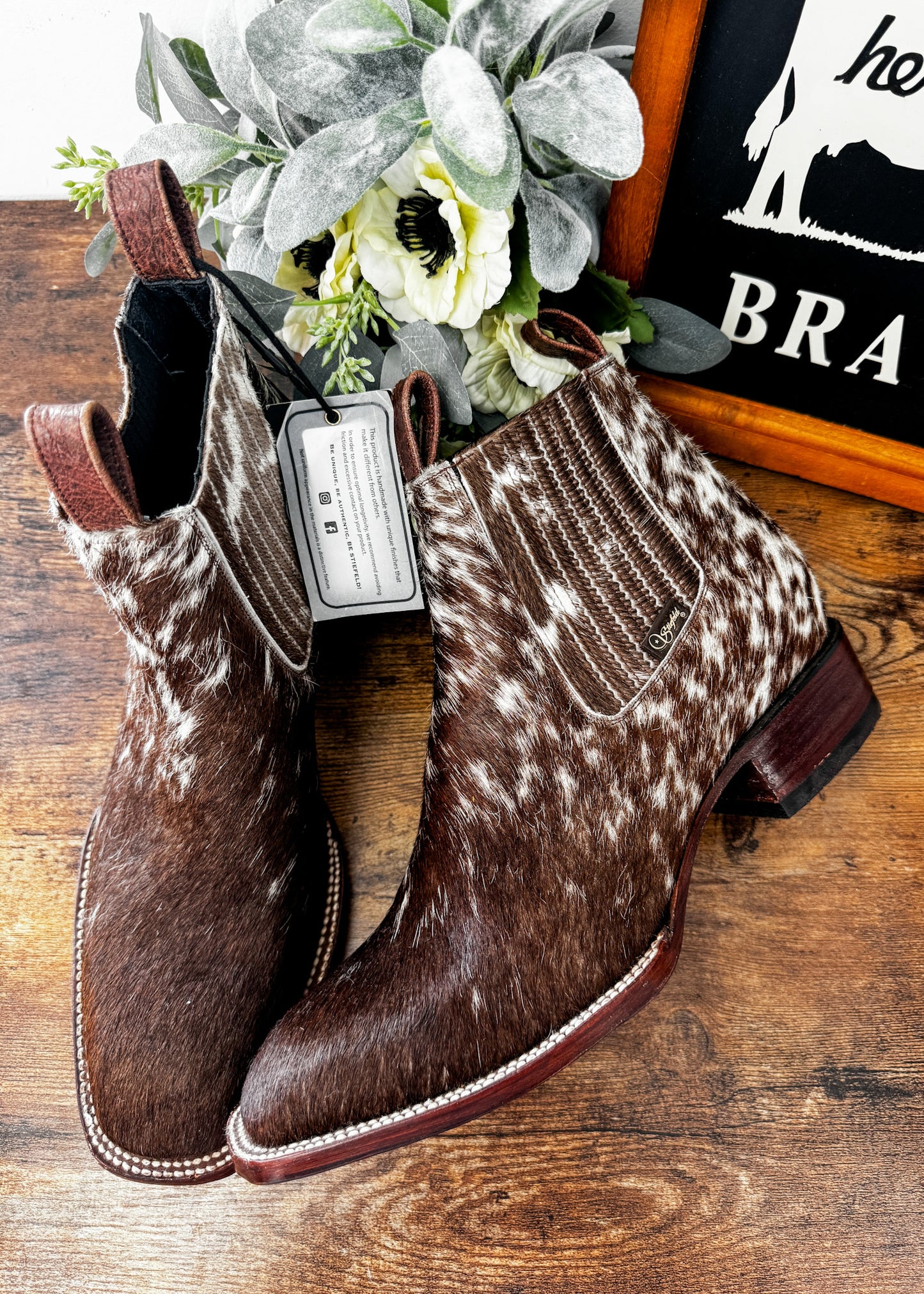 Square Toe Ankle Boot Size 12 B