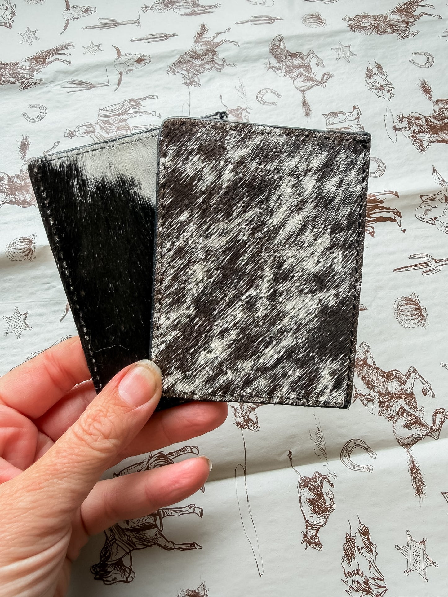 Angle Credit Card Holder Black