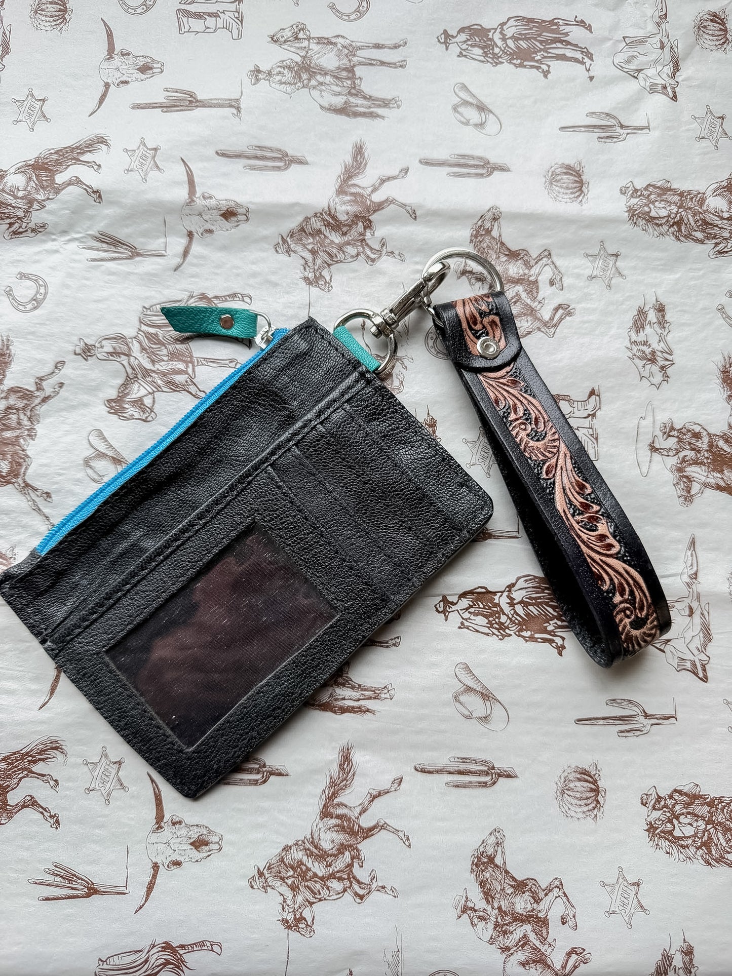 Floral Wristlet Wallet
