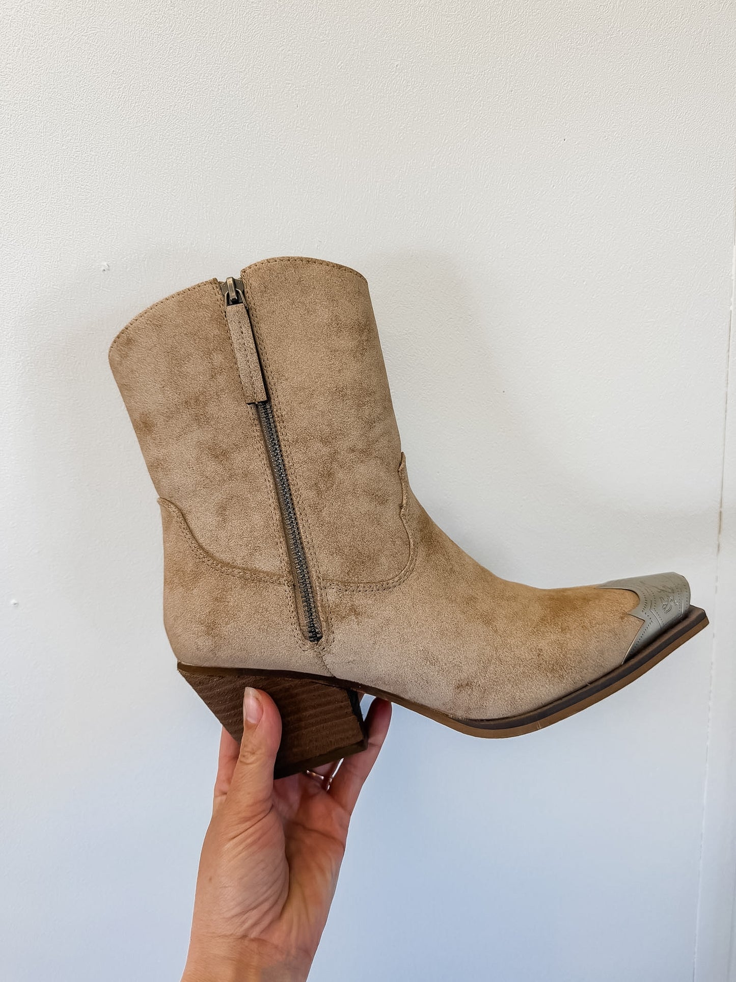 Cream Ankle Boot