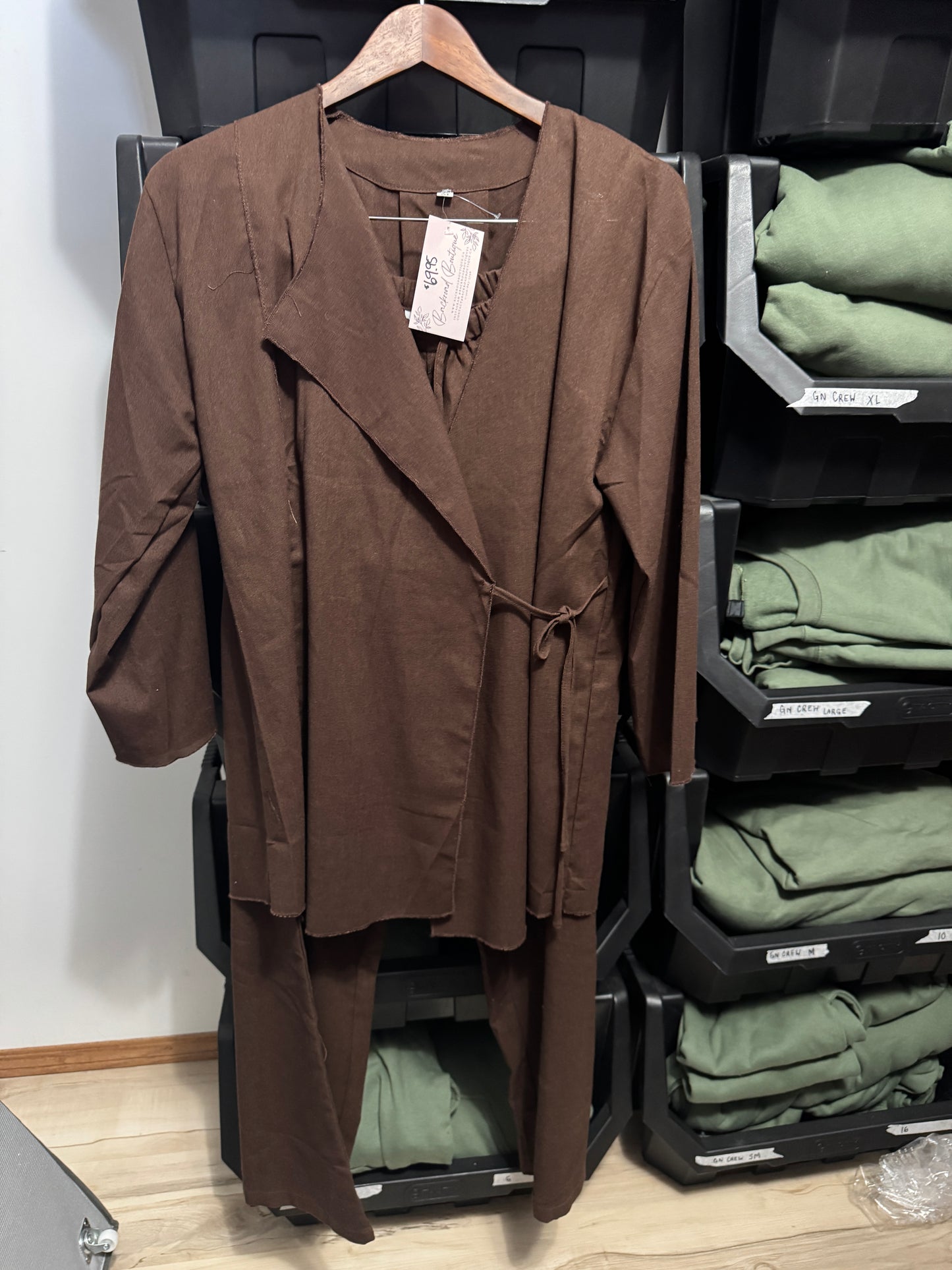 Brown Linen Set