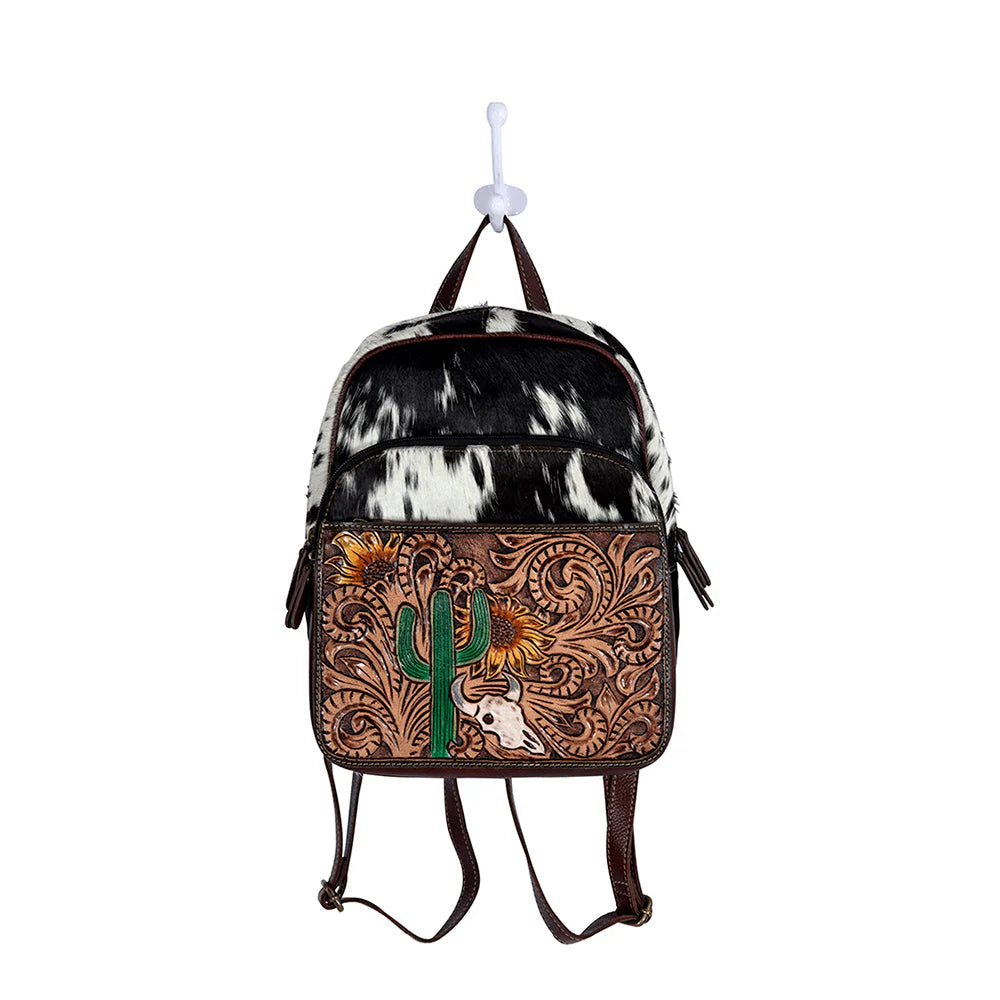 Mini Cowhide Backpack