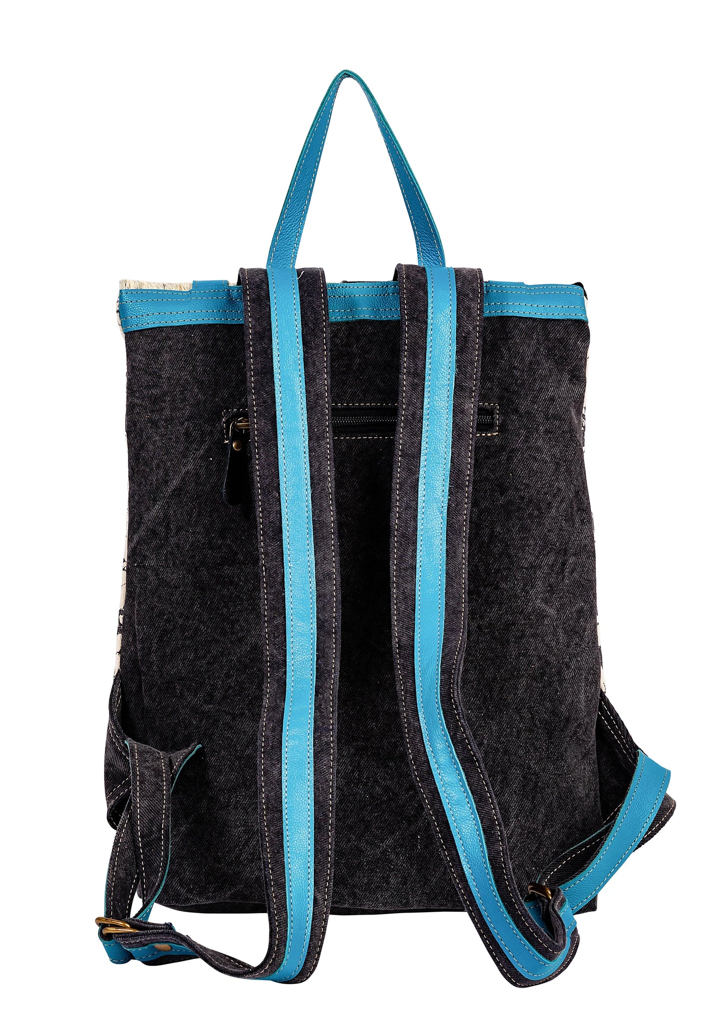 Cowhide Backpack Black
