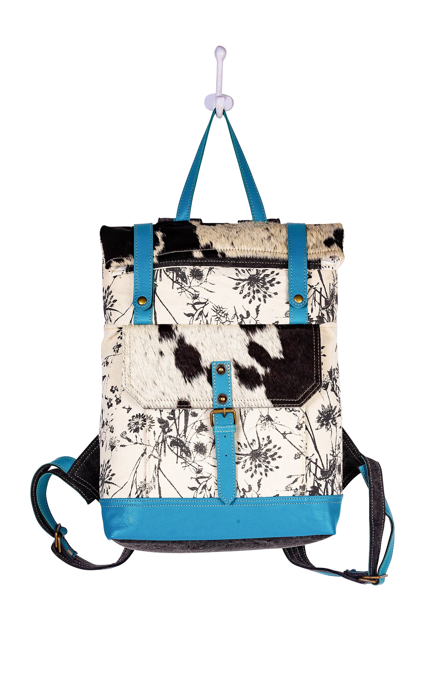 Cowhide Backpack Black
