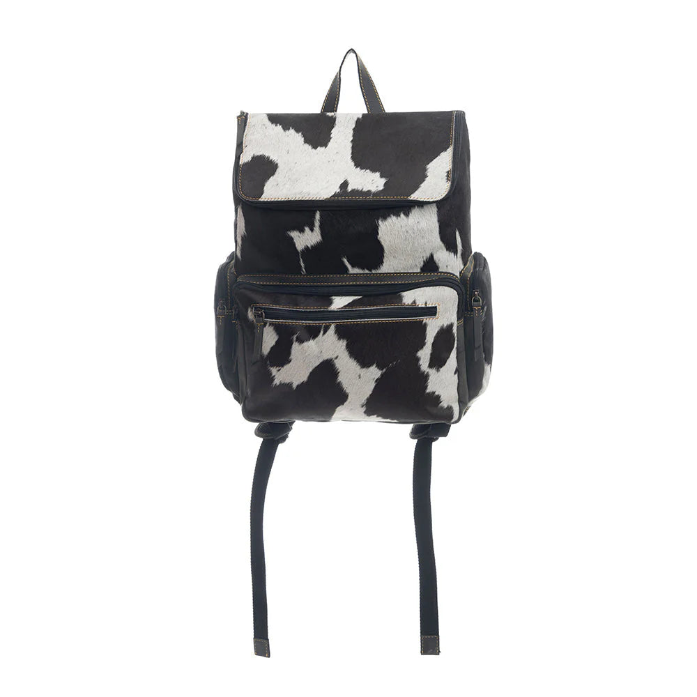Cowhide Backpack Black