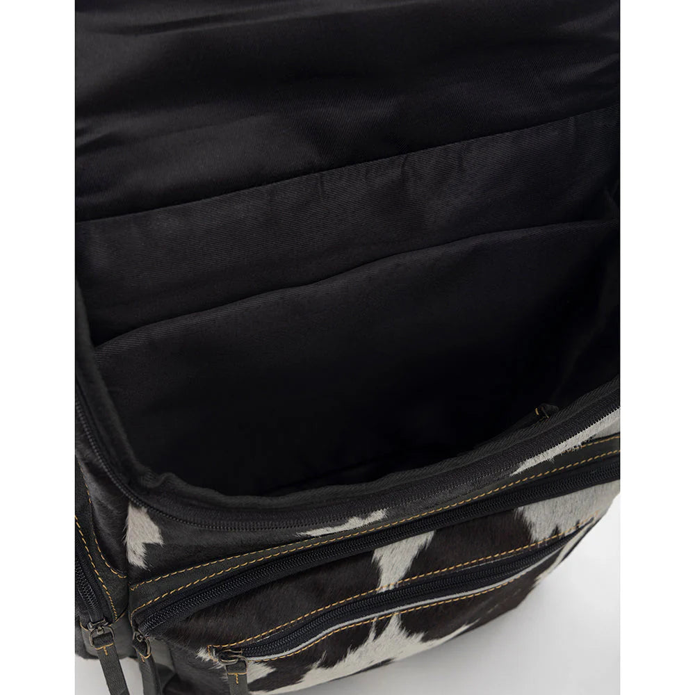 Cowhide Backpack Black