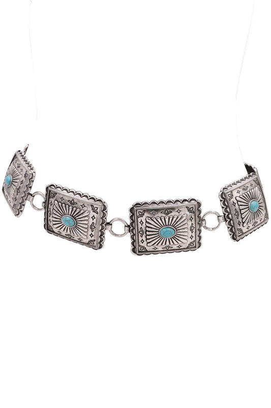 Square Concho 36'-42" Belt