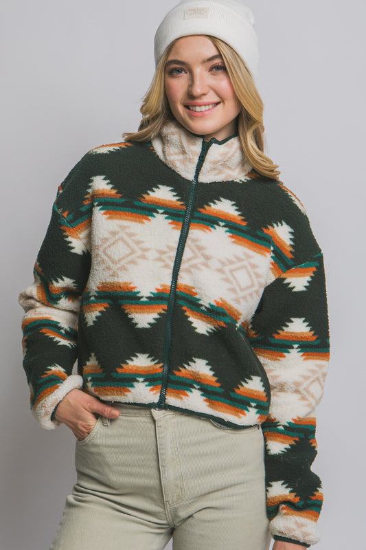 Aztec Zip-Up Hunter