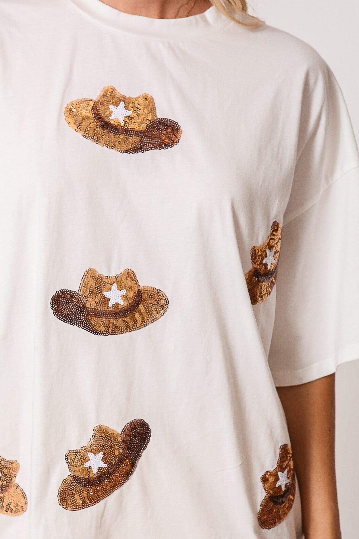 Cowboy Hat Embilished Tee