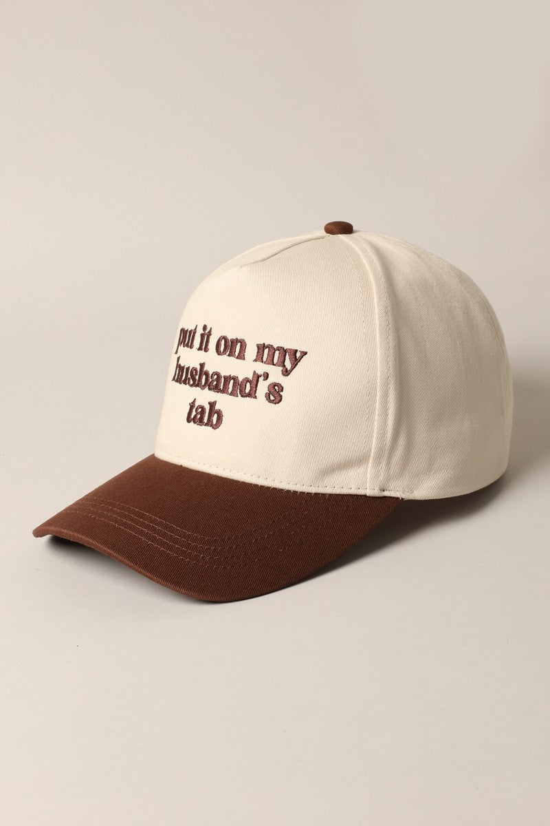 Put It On My Husband's Tab Brown