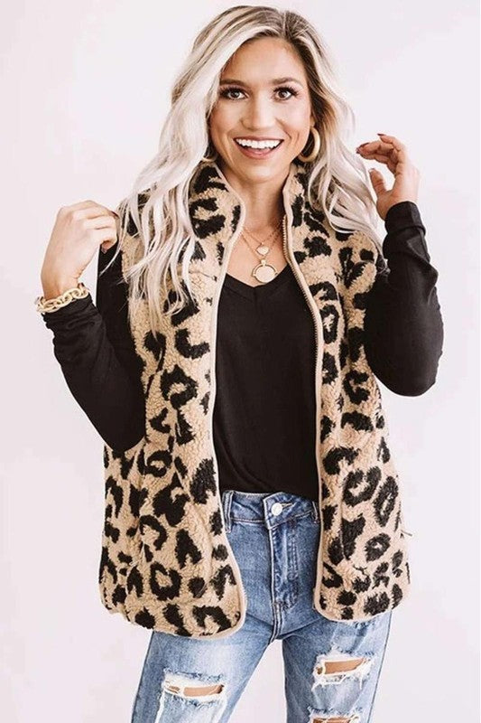 Leopard Vest