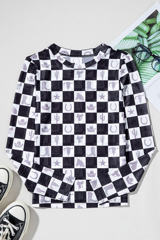 Layering Piece Checkered