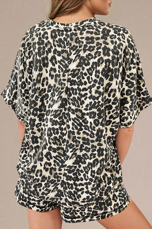 Leopard Short Set