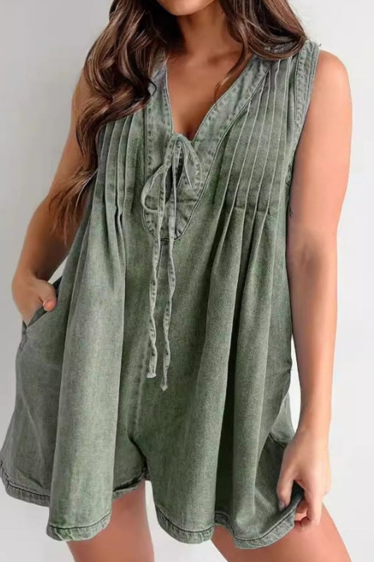 Hunter Front Tie Romper