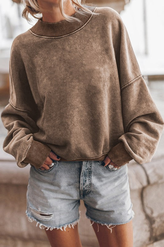 Relaxed Fit Crewneck Brown