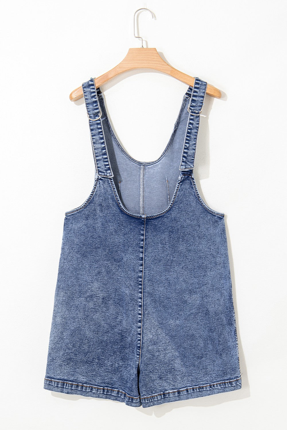 Denim Overall Shorts
