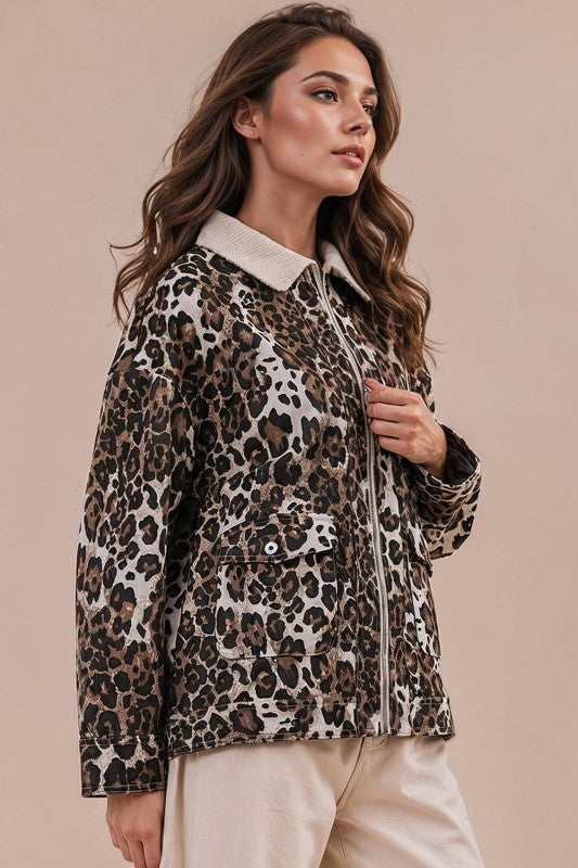 Leopard Barn Jacket
