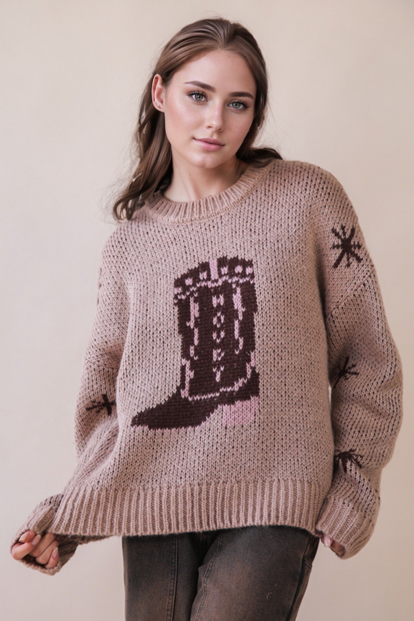 Cowboy Boot Knit
