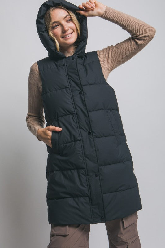 Puffer Vest Black