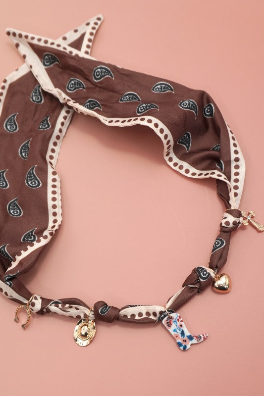 Charm Necklace Chocolate