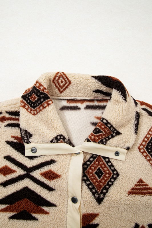 Aztec Pull Over Cream