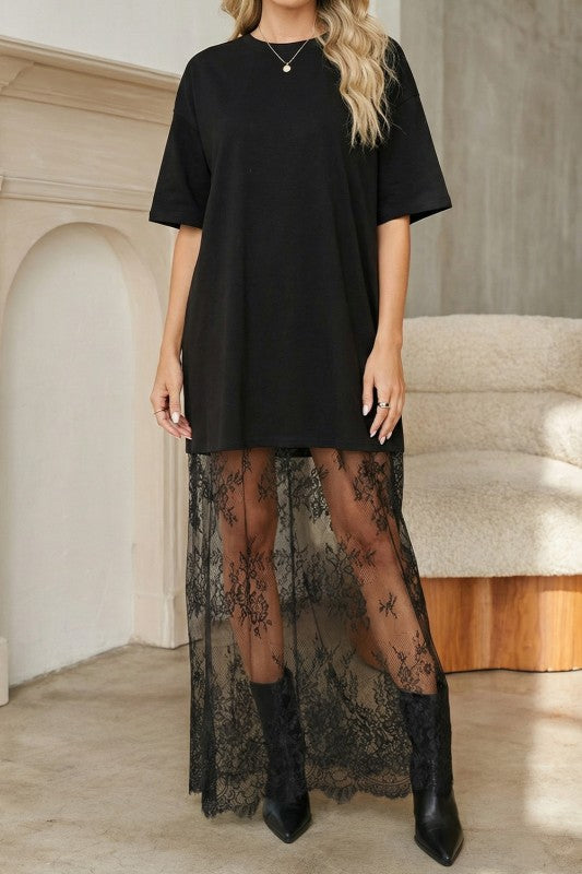 Tee Lace Dress