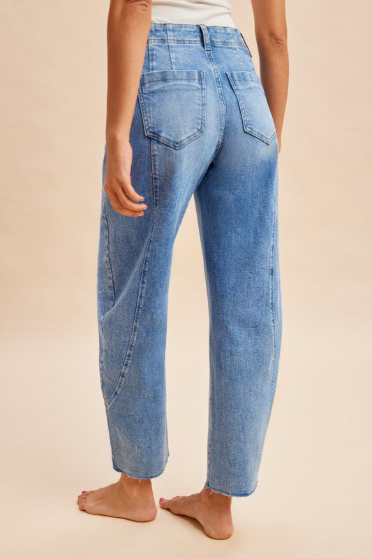 Denim Barrel Jeans