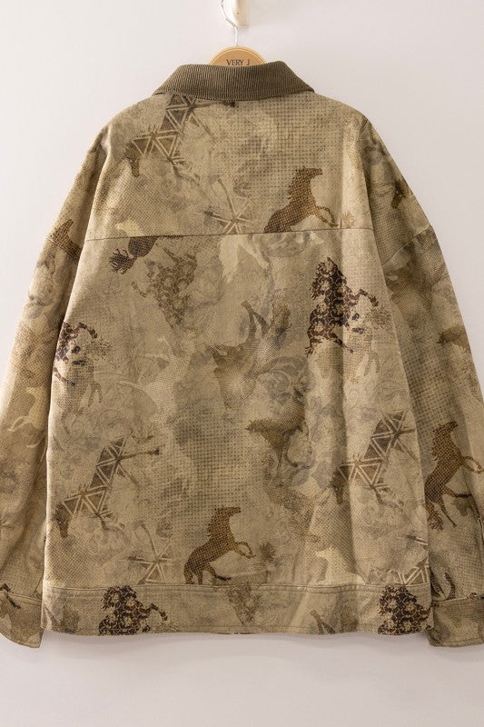Horse Barn Jacket Olive