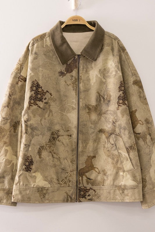 Horse Barn Jacket Olive