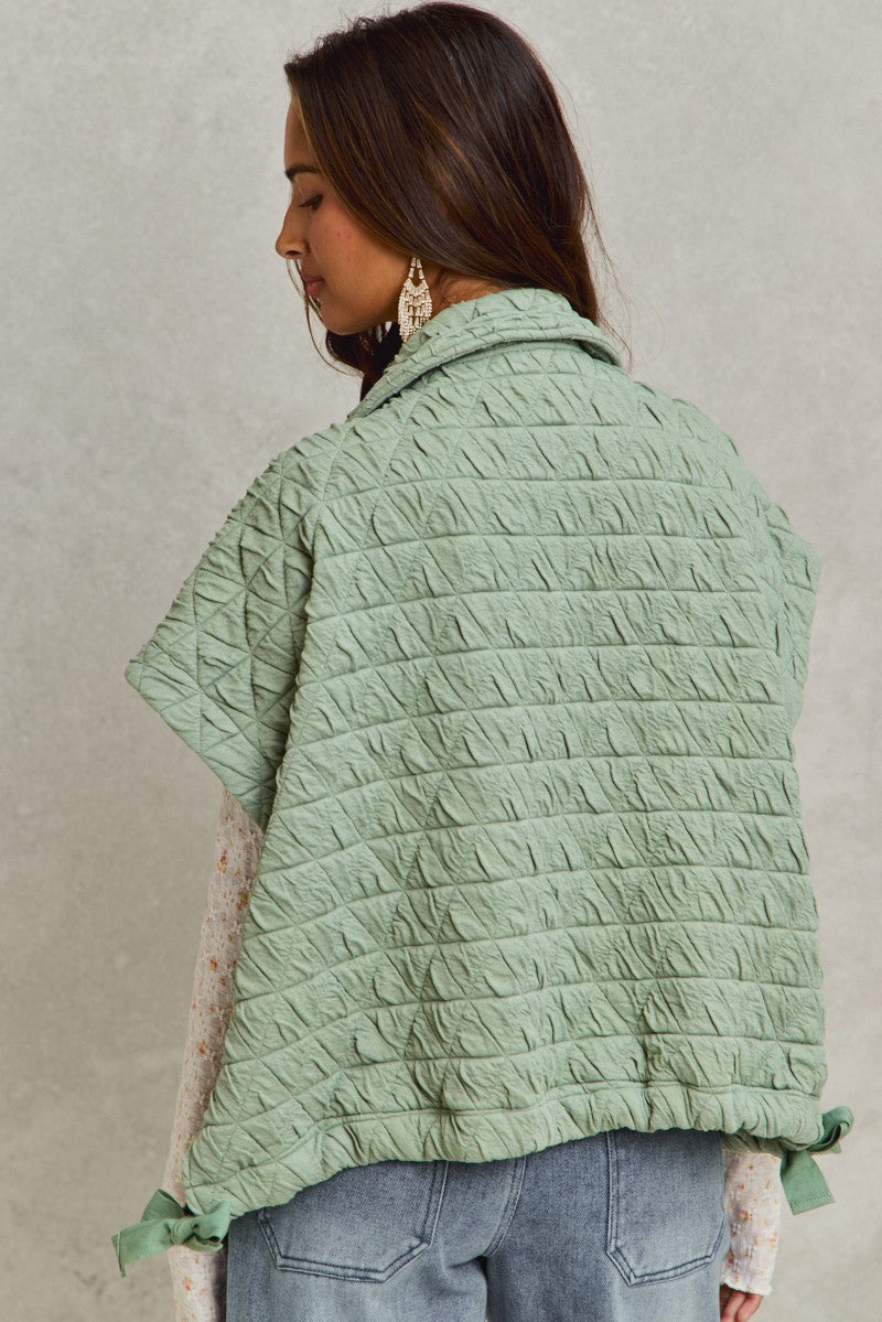 Tie Vest Quilted