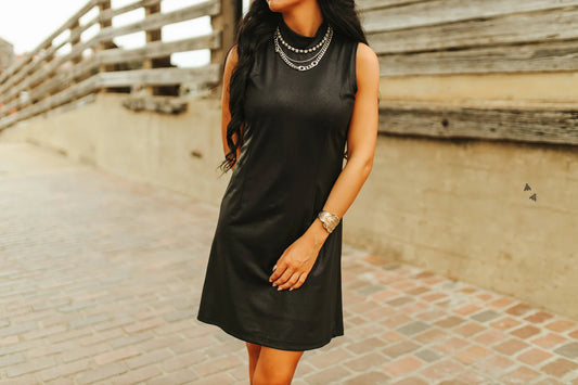 Leather Layering Dress