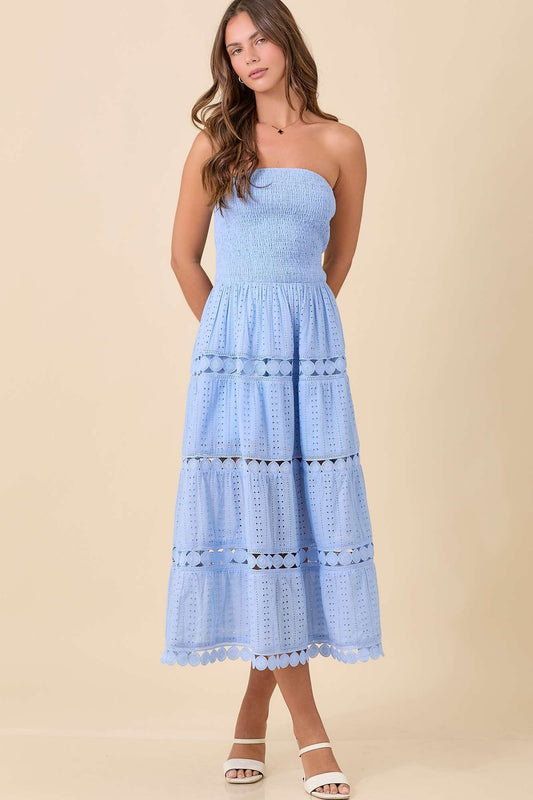 Blue Midi Dress