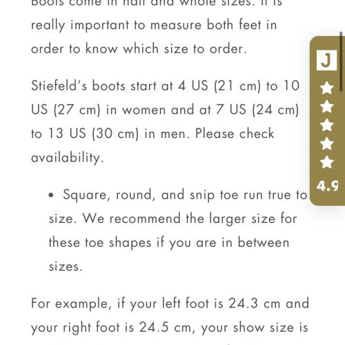 Square Toe Ankle Boot Size 7 E
