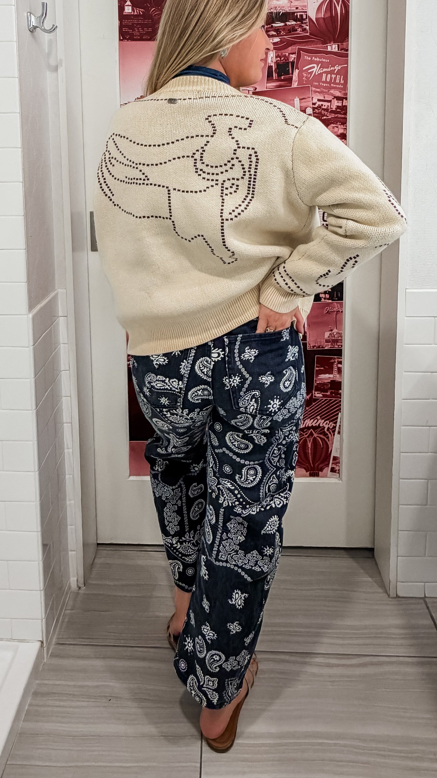Stitch Cardi with Concho Buttons