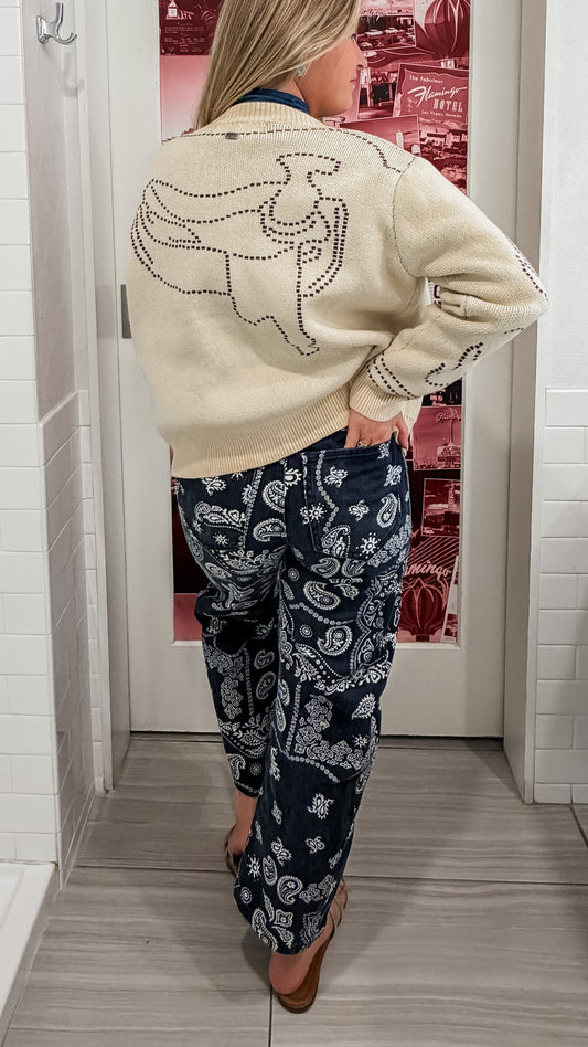 Western Barrel Jeans